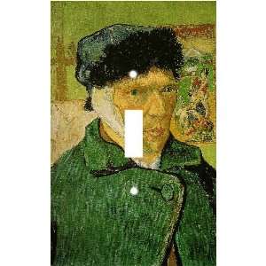 Vincent Van Gogh Bandaged Ear Portrait Decorative Switchplate Cover