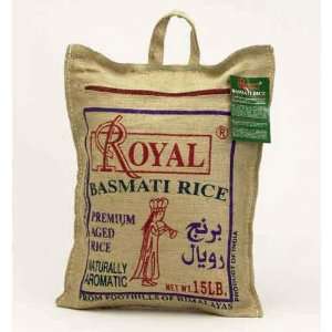 Royal Basmati Rice   15 lbs.   CASE PACK Grocery & Gourmet Food