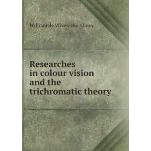  Researches in colour vision and the trichromatic theory 