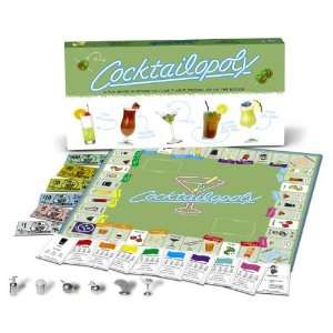  Cocktail Opoly Board Game   2 to 6 Players Everything 