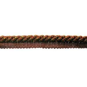  Belagio Tresse 1/2 Braided Cord w/Flange Rust/Brown By 