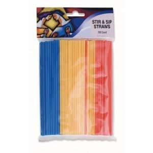 Stir & Sip Straws For Mixed Drinks 200 Count  Kitchen 