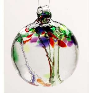  Kitras Art Glass   LIFE   TREE OF ENCHANTMENT WITCH BALL 