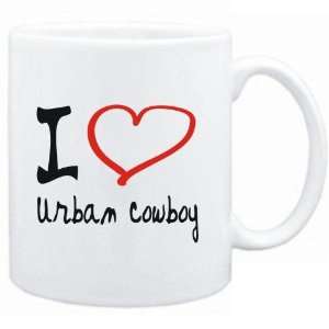  Mug White  I LOVE Urban Cowboy  Music