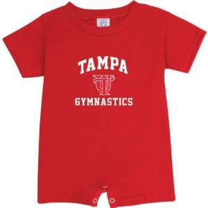  Tampa Spartans Red Gymnastics Arch Baby Romper