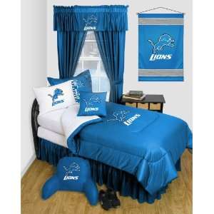 Best Quality Locker Room Drape   Detroit Lions NFL /Color Bright Blue 