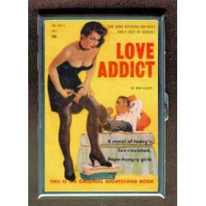  LOVE ADDICT DRUGS TRASHY PULP ID Holder, Cigarette Case or 