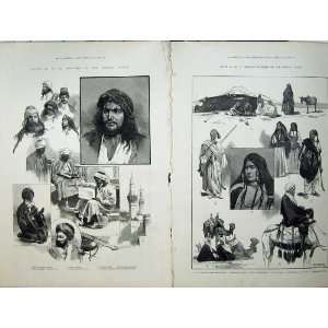   1882 Dervishes Koran Bedouin Tent Ramleh Montbard
