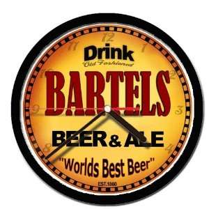  BARTELS beer and ale cerveza wall clock 