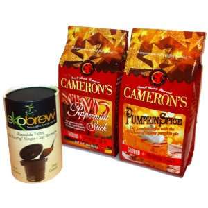Camerons Coffee Holiday Coffee and Ekobrew Filter Combo Pack  