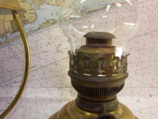 IDEAL BRENNER 20 BRASS HANGING TRAWLER OIL LAMP  