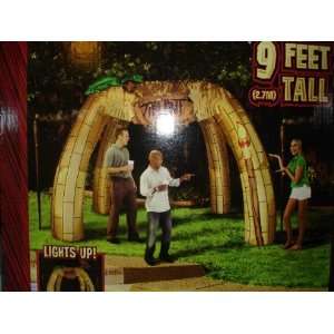  9ft Gemmy Airblown Inflatable Tiki Hut