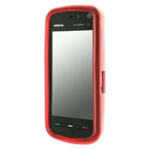   Red Hydro Gel Case for Nokia 5800 XpressMusic Cell Phones