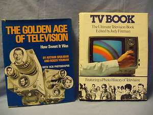   History of Television Books   Golden Age of TV & TV Book  