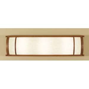  Bathroom Lighting Shoji 20 inch Light Bar w/ Pearl Glass 