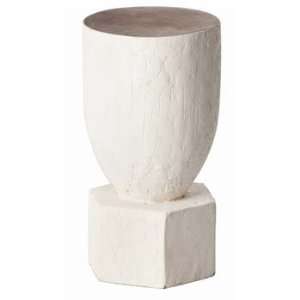  Arteriors Lakefield Gesso/Wood Accent Table Furniture 
