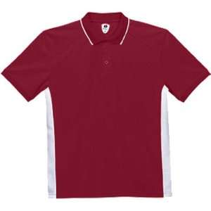   Performance Colorblock Polo Shirts MAROON/WHITE AM