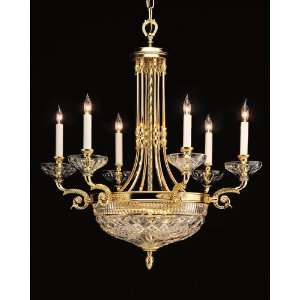   Beaumont Crystal 6 Light Up Lighting Chandelier from the Beaumont C