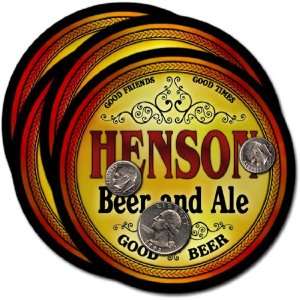  Henson , CO Beer & Ale Coasters   4pk 