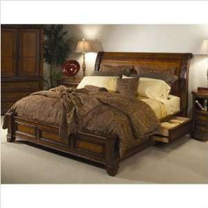  Bundle 82 Sonoma Low Profile Sleigh Bed with Storage in 
