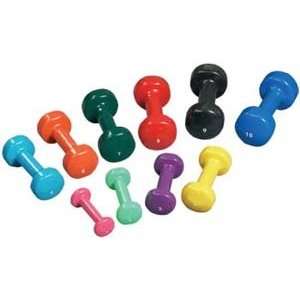    1 10 pounds (1 of each) dumbbell set