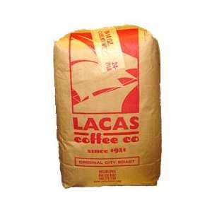 Lacas Original City Roast Coffee 5lb Whole Bean Bag  