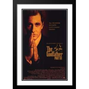 The Godfather, Part 3 Framed and Double Matted 20x26 Movie Poster 
