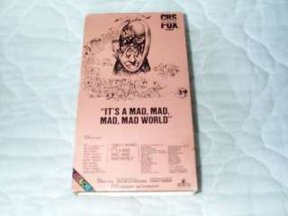 ITS A MAD MAD WORLD VHS SPENCER TRACY JONATHAN WINTERS  