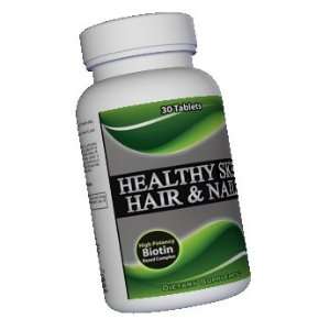 Healthy Hair, Skin and Nails Collagen Growth Support Vitamins. 30 