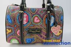 Disney Dooney & Bourke Pop PRINCESS Black New Satchel Tote Handbag 