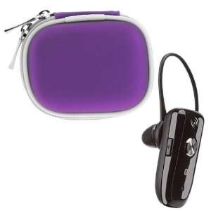  Anycom Milos 9 Mini Bluetooth Headset + Purple Bluetooth 