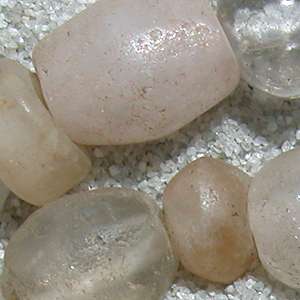 small beautiful ancient quartz crystal beads mali 9  