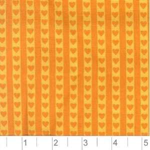  45 Wide Catnip Stripe Orange Fabric By The Yard Arts 