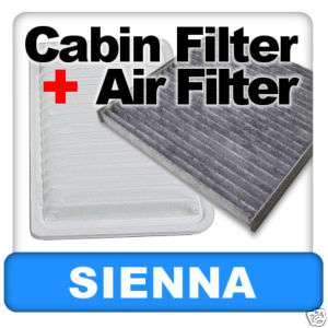Toyota SIENNA Cabin Filter+Air Filter 04 05 06 07 08 09  