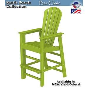  South Beach Bar Chair Lime
