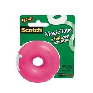  Scotch Donut Dis Tape .75x300 Size 4 ROLLS Office 