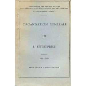  Organisation générale de lentreprise 1964 1965 Gelamur Books