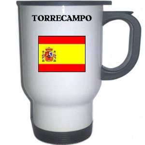  Spain (Espana)   TORRECAMPO White Stainless Steel Mug 