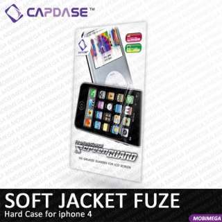 Capdase Soft Jacket Fuze Case Cover iPhone 4 Black  