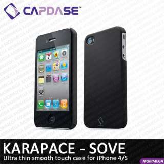 Capdase Karapace Jacket Sove Case Cover iPhone 4 4S w Stand Screen 