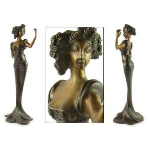  Brass sculpture, She Beckons