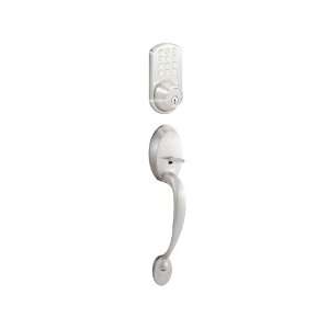   Industry BHF 01SN Handle Set Combo with Touchpad Deadbolt, Sat, Nickel