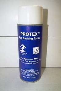 PROTEX RUG BACKING / ANTI SLIP SPRAY. (6CANS)  