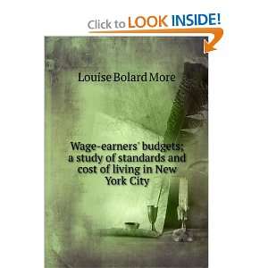  Wage earners budgets; a study of standards and cost of 