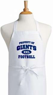 New York Giants NFL Barbecue Aprons For Tailgating  