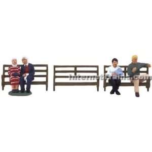  Lionel O Gauge Park Benches People Pack Toys & Games