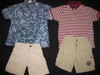 USED BABY TODDLER BOY 4T 5T SPRING SUMMER LOT SHIRTS SHORTS OUTFITS 