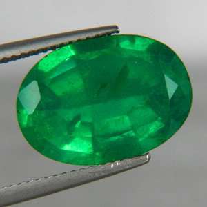 80ct HOT OVAL MOLTEN FLUX LAB MADE BIRON EMERALD  