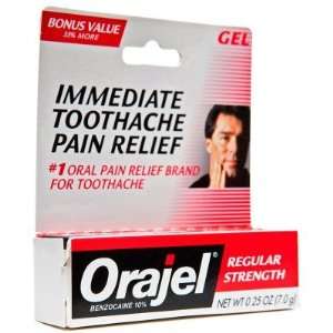  Orajel  Regular Strength Oral Pain Relief, .19oz Health 