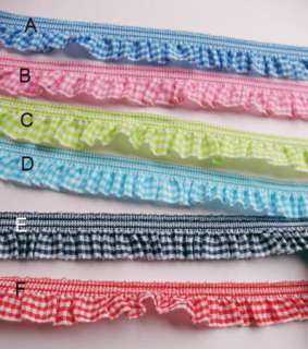 10y Gingham 3/4 elastic Trim Dolls/Baby/Dogs U PICK  